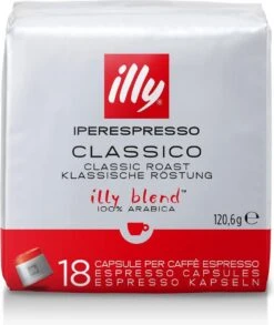 Illy - Iperespresso Koffie Home Classico 6 X 18 Capsules -Koffie Verkoop Winkel 1010x1200