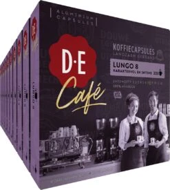 Douwe Egberts D.E Café Lungo Koffiecups - Intesiteit 8/12 - 10 X 20 Capsules