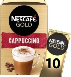 Nescafé Gold Cappuccino Oploskoffie - Ongezoet - 6 Doosjes à 10 Zakjes 7 Nescafé Gold Cappuccino Oploskoffie - Ongezoet - 6 Doosjes à 10 Zakjes -Koffie Verkoop Winkel 1110x1200