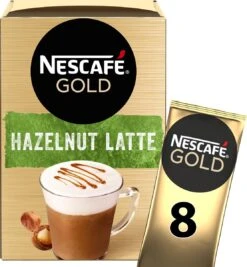 Nescafé Gold Hazelnoot Latte Oploskoffie - 6 Doosjes à 8 Zakjes -Koffie Verkoop Winkel 1111x1200 3