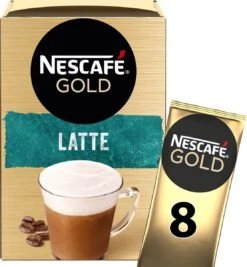 Nescafé Gold Latte Macchiato Oploskoffie - 6 Doosjes à 8 Zakjes -Koffie Verkoop Winkel 1111x1200 4