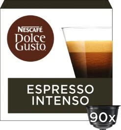 Nescafé Dolce Gusto Espresso Intenso Capsules - 90 Koffiecups 10 Nescafé Dolce Gusto Espresso Intenso Capsules - 90 Koffiecups -Koffie Verkoop Winkel 1116x1200
