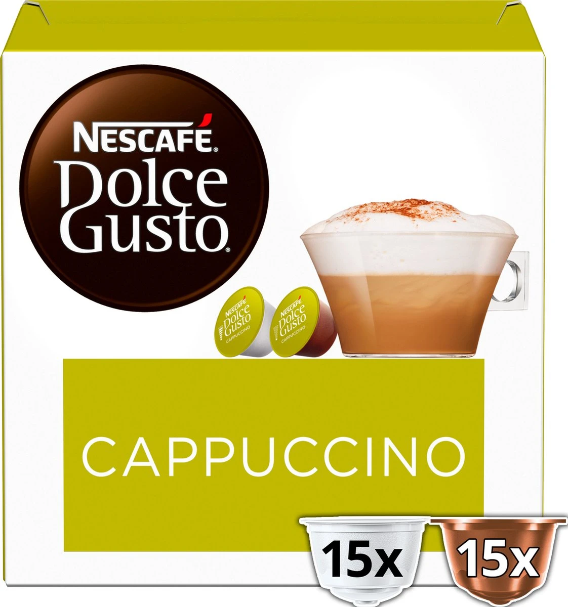 Nescafé Dolce Gusto Cappuccino Capsules - 90 Koffiecups 4 Nescafé Dolce Gusto Cappuccino Capsules - 90 Koffiecups - Afbeelding 4