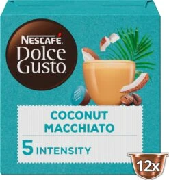 Nescafé Dolce Gusto Coconut Macchiato Capsules - Vegan Koffie - 36 Koffiecups -Koffie Verkoop Winkel 1126x1200 1
