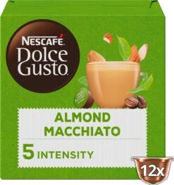 Nescafé Dolce Gusto Almond Macchiato Capsules - Vegan Koffie - 36 Koffiecups -Koffie Verkoop Winkel 1126x1200