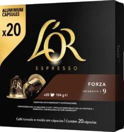 L'OR Espresso Forza Koffiecups - Intensiteit 9/12 - 10 X 20 Capsules -Koffie Verkoop Winkel 1128x1200 1