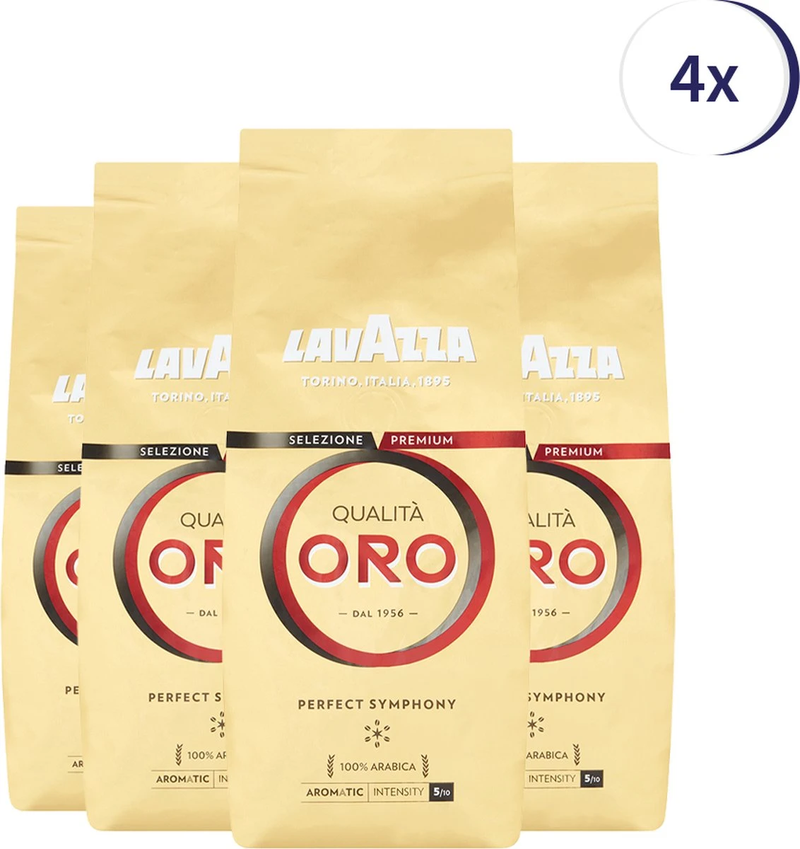 Lavazza Qualita Oro Koffiebonen - 500 Gram X4 1 Lavazza Qualita Oro Koffiebonen - 500 Gram X4