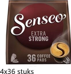 Senseo Base Extra Strong Koffiepads - 4 X 36 Pads