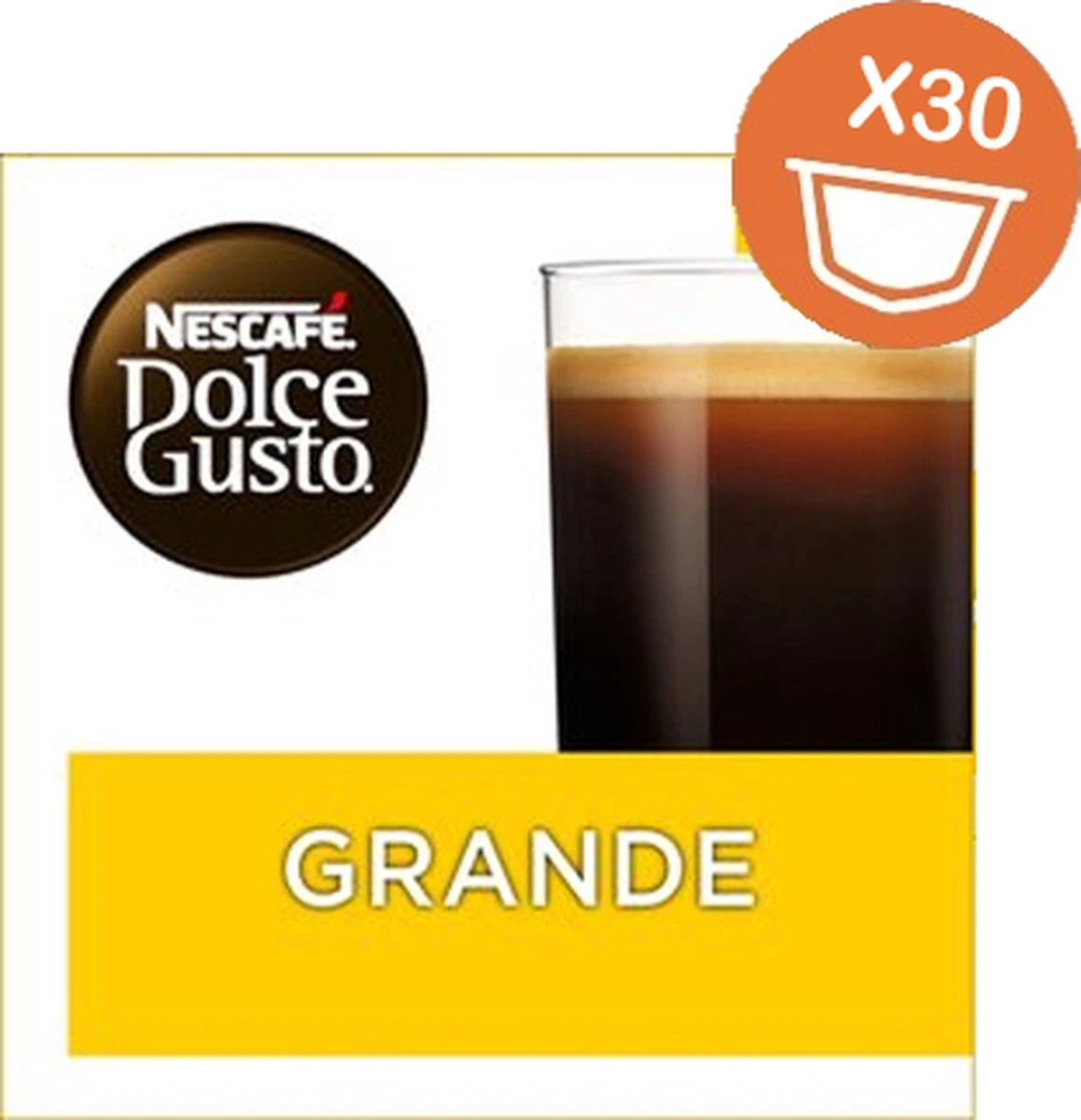 Nescafé Dolce Gusto Grande - 30 Stuks 1 Nescafé Dolce Gusto Grande - 30 Stuks