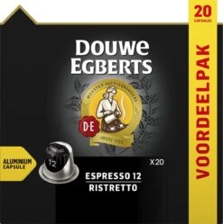 Douwe Egberts Espresso Ristretto (12) - 10 X 20 Koffiecups -Koffie Verkoop Winkel 1189x1200 1