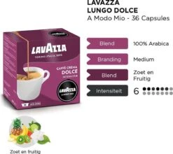 Lavazza A Modo Mio Lungo Dolce 36 Stuks 5 Lavazza A Modo Mio Lungo Dolce 36 Stuks -Koffie Verkoop Winkel 1200x1068
