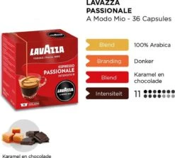 Lavazza A Modo Mio Passionale 36 Stuks -Koffie Verkoop Winkel 1200x1085