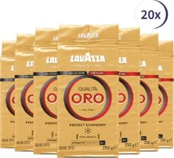 Lavazza Qualita Oro Gemalen / Filterkoffie - 250 Gram Krimp X20