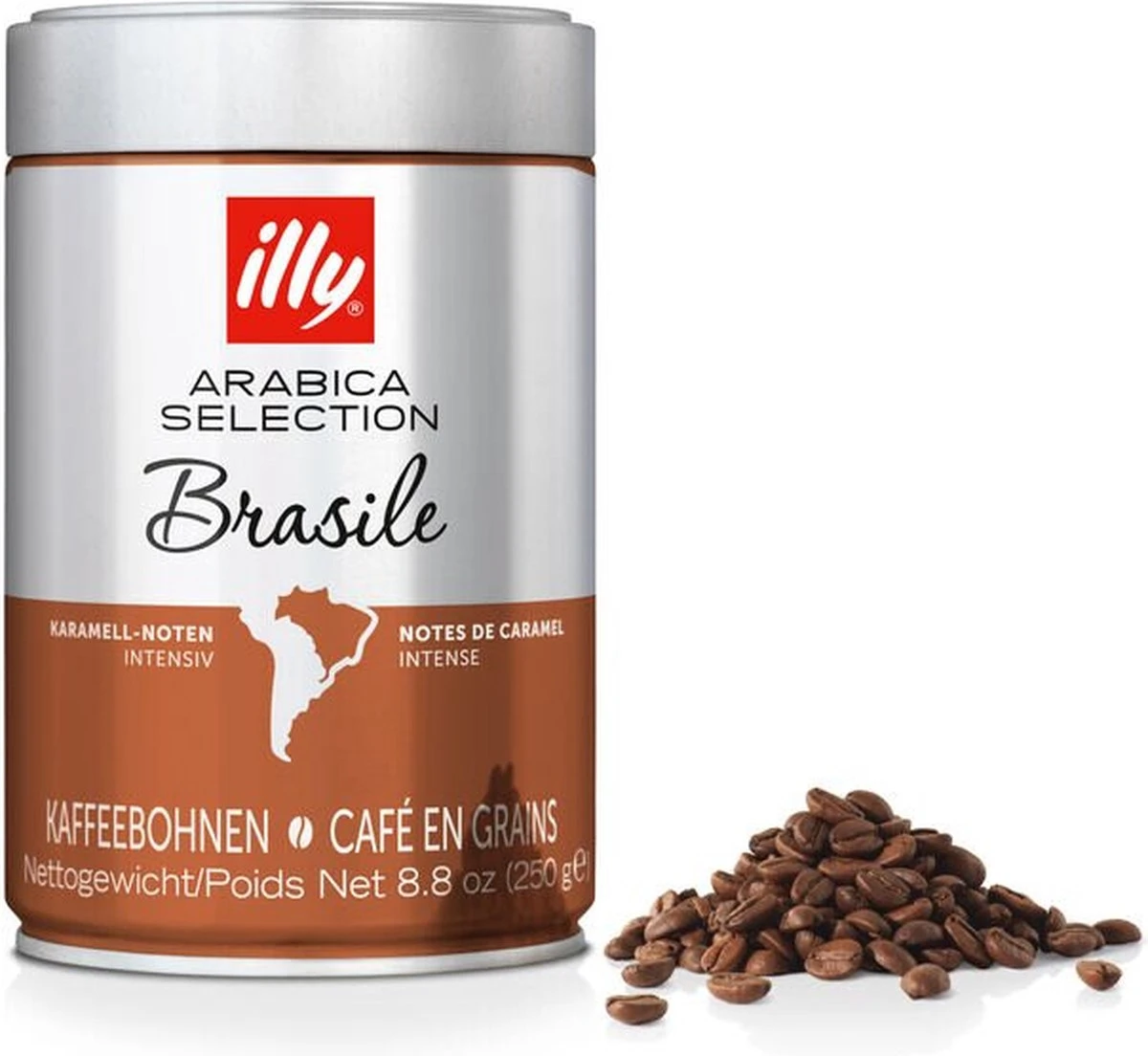 Illy Arabica Selection Brazilië - Koffiebonen - 250 Gram 1 Illy Arabica Selection Brazilië - Koffiebonen - 250 Gram