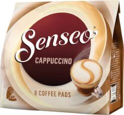 Senseo Cappuccino Koffiepads - 2/9 Intensiteit - 10 X 8 Pads -Koffie Verkoop Winkel 1200x1116