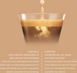 Nescafé Dolce Gusto Cortado Espresso Macchiato Capsules - 90 Koffiecups -Koffie Verkoop Winkel 1200x1130