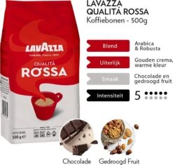 Lavazza Qualita Rossa Koffiebonen - 500 Gram X6 -Koffie Verkoop Winkel 1200x1144