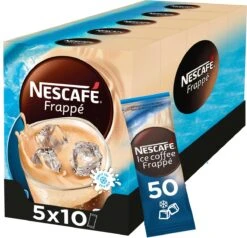 Nescafé Frappé Oploskoffie - 5 Doosjes à 10 Zakjes -Koffie Verkoop Winkel 1200x1156