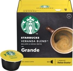 Starbucks By Dolce Gusto Capsules Veranda Grande Blonde Roast - 36 Koffiecups -Koffie Verkoop Winkel 1200x1159