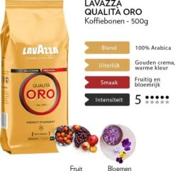 Lavazza Qualità Oro Koffiebonen 6 X 500g -Koffie Verkoop Winkel 1200x1170 1