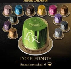 L'OR Lungo Elegante Koffiecups - Intensiteit 6/12 - 10 X 20 Capsules 21 L'OR Lungo Elegante Koffiecups - Intensiteit 6/12 - 10 X 20 Capsules -Koffie Verkoop Winkel 1200x1173 14