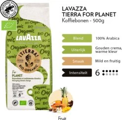 Lavazza Tierra For Planet Biologische Koffiebonen - 500 Gram X4 -Koffie Verkoop Winkel 1200x1179 2
