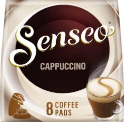 Senseo Cappuccino Koffiepads - 2/9 Intensiteit - 10 X 8 Pads -Koffie Verkoop Winkel 1200x1181 3