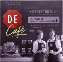 Douwe Egberts D.E Café Lungo Koffiecups - Intesiteit 8/12 - 10 X 20 Capsules 16 Douwe Egberts D.E Café Lungo Koffiecups - Intesiteit 8/12 - 10 X 20 Capsules -Koffie Verkoop Winkel 1200x1185