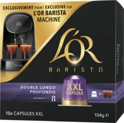 L'OR BARISTA XXL Lungo Profondo (8) - 5 X 10 Koffiecups -Koffie Verkoop Winkel 1200x1196 2
