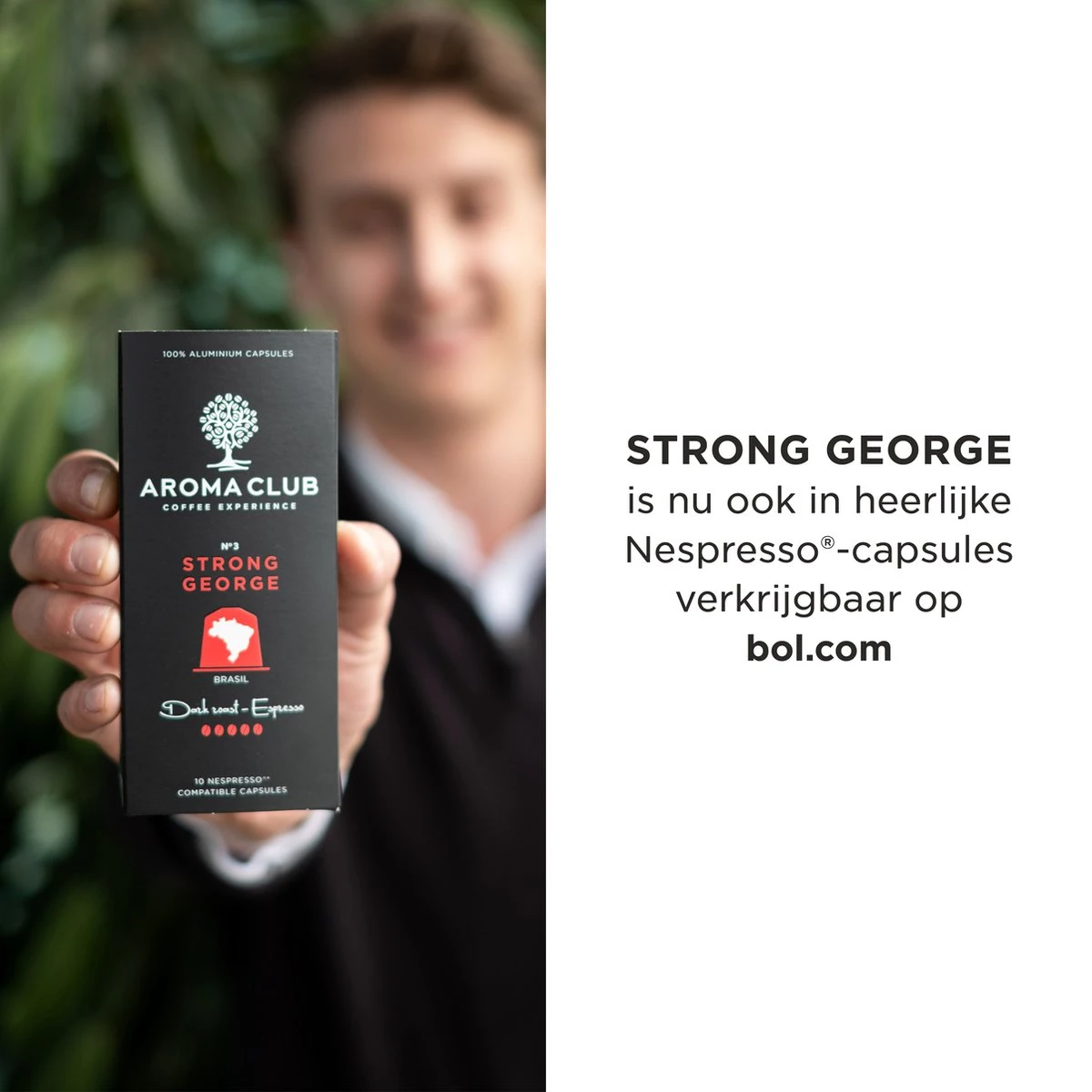 Aroma Club - Krachtige Koffiebonen 1KG - No. 3 Strong George - Koffie Intensiteit 5/5 2 Aroma Club - Krachtige Koffiebonen 1KG - No. 3 Strong George - Koffie Intensiteit 5/5 - Afbeelding 2