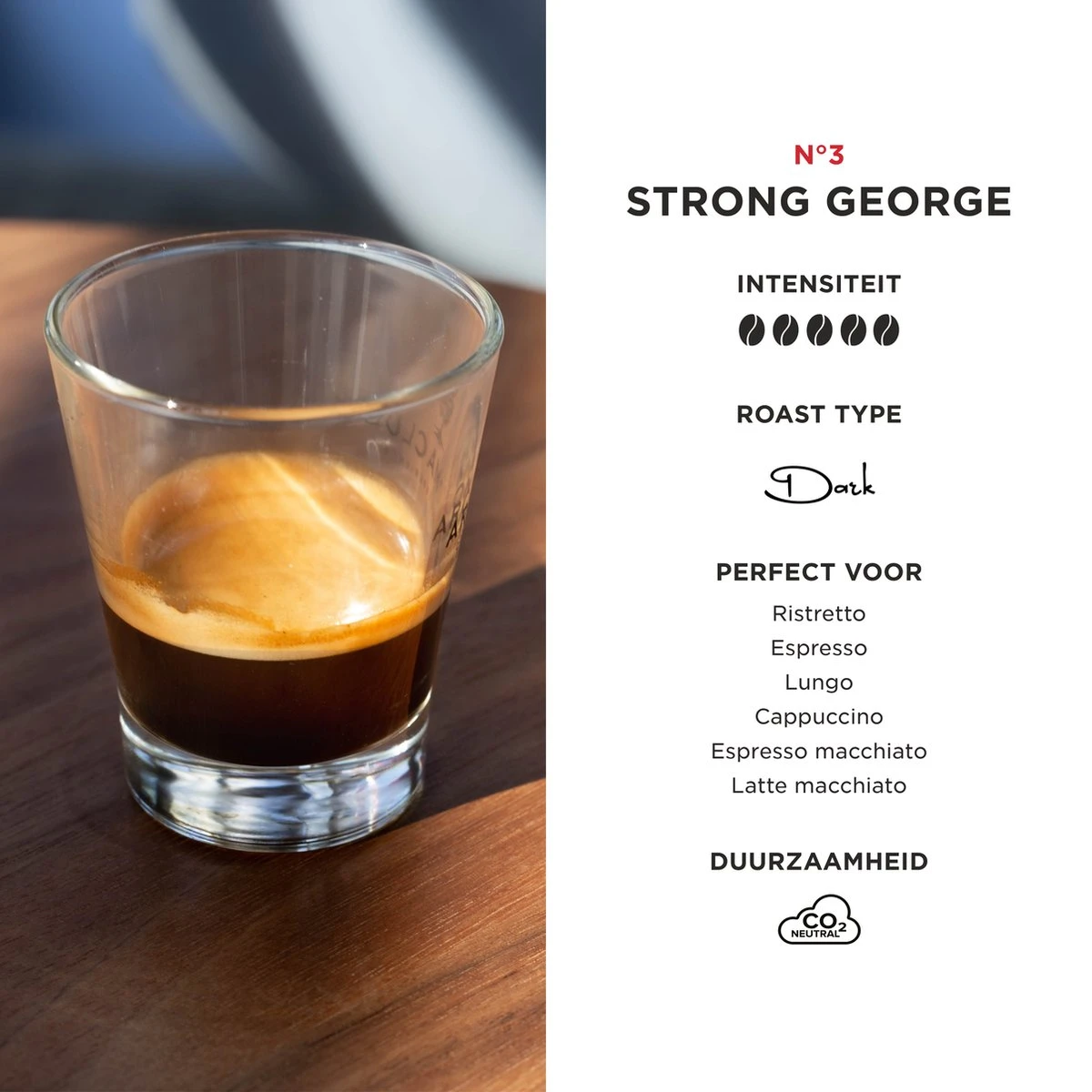 Aroma Club - Krachtige Koffiebonen 1KG - No. 3 Strong George - Koffie Intensiteit 5/5 5 Aroma Club - Krachtige Koffiebonen 1KG - No. 3 Strong George - Koffie Intensiteit 5/5 - Afbeelding 5