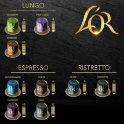 L'OR Lungo Estremo Koffiecups - Intensiteit 10/12 - 10 X 10 Capsules 16 L'OR Lungo Estremo Koffiecups - Intensiteit 10/12 - 10 X 10 Capsules -Koffie Verkoop Winkel 1200x1200 24
