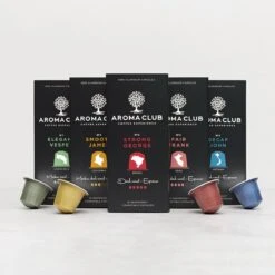 Aroma Club - Nespresso Compatible Capsules (120 St.) - No. 2 Smooth James - Intensiteit 3/5 - Espresso & Lungo - 100% Aluminium Koffiecups -Koffie Verkoop Winkel 1200x1200 42
