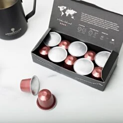 Aroma Club - Proefpakket Nespresso Compatible Capsules (100 St.) - 5 Smaken - Espresso & Lungo - 100% Aluminium Koffiecups -Koffie Verkoop Winkel 1200x1200 53