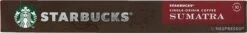 Starbucks By Nespresso Sumatra Espresso Dark Roast Capsules - 120 Koffiecups -Koffie Verkoop Winkel 1200x159 1