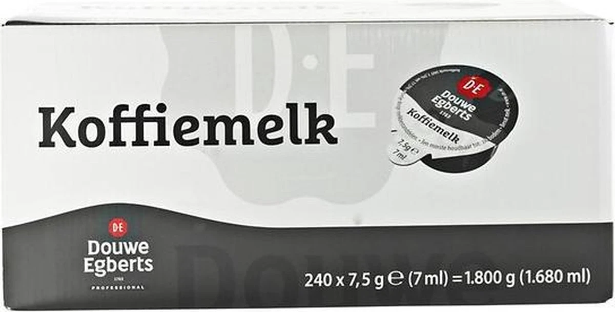 Douwe Egberts Koffiemelk Cups - 240 X 7,5 Gram 3 Douwe Egberts Koffiemelk Cups - 240 X 7,5 Gram - Afbeelding 3