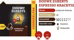 Douwe Egberts Espresso Krachtig Koffiecups - Intensiteit 10/12 - 10 X 20 Capsules 12 Douwe Egberts Espresso Krachtig Koffiecups - Intensiteit 10/12 - 10 X 20 Capsules -Koffie Verkoop Winkel 1200x654