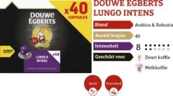 Douwe Egberts Lungo Intens (8) - 5 X 40 Koffiecups -Koffie Verkoop Winkel 1200x672 1