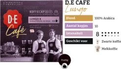 Douwe Egberts D.E Café Lungo Koffiecups - Intesiteit 8/12 - 10 X 20 Capsules 12 Douwe Egberts D.E Café Lungo Koffiecups - Intesiteit 8/12 - 10 X 20 Capsules -Koffie Verkoop Winkel 1200x685 1