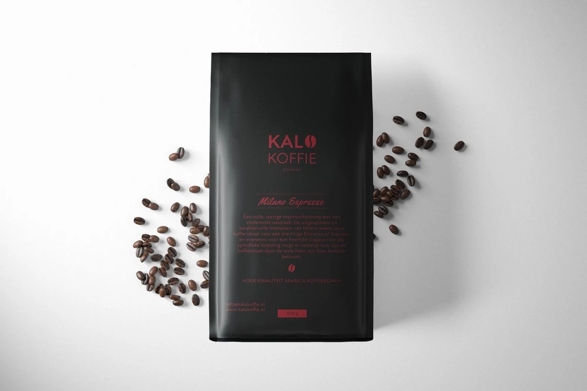 Kalo Koffie - 100% Arabica Koffiebonen - Milano Espresso - 1kg - Exclusieve Koffie