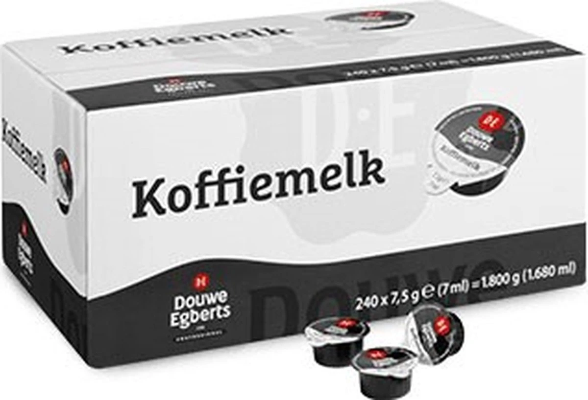Douwe Egberts Koffiemelk Cups - 240 X 7,5 Gram 1 Douwe Egberts Koffiemelk Cups - 240 X 7,5 Gram
