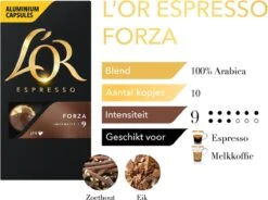L'OR Espresso Forza Koffiecups - Intensiteit 9/12 - 10 X 10 Capsules 14 L'OR Espresso Forza Koffiecups - Intensiteit 9/12 - 10 X 10 Capsules -Koffie Verkoop Winkel 1200x894 1