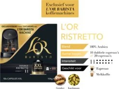 L'OR BARISTA XXL Ristretto (11) - 5 X 10 Koffiecups -Koffie Verkoop Winkel 1200x896