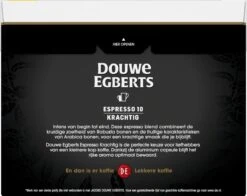 Douwe Egberts Espresso Krachtig (10) - 5 X 40 Koffiecups -Koffie Verkoop Winkel 1200x951
