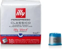 Illy - Iperespresso Koffie Home Classico Lungo 6 X 18 Capsules 6 Illy - Iperespresso Koffie Home Classico Lungo 6 X 18 Capsules -Koffie Verkoop Winkel 1200x956 1