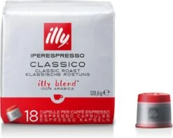 Illy - Iperespresso Koffie Home Classico 6 X 18 Capsules -Koffie Verkoop Winkel 1200x957 1