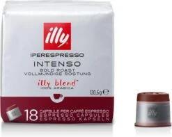Illy - Iperespresso Koffie Home Intenso 6 X 18 Capsules -Koffie Verkoop Winkel 1200x957 2