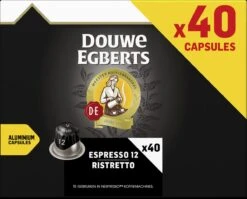 Douwe Egberts Espresso Ristretto Koffiecups (12) - 5 X 40 Koffiecups -Koffie Verkoop Winkel 1200x965