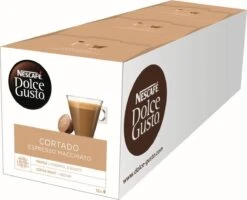 Nescafé Dolce Gusto Cortado Espresso Macchiato Capsules - 48 Koffiecups -Koffie Verkoop Winkel 1200x971