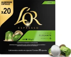 L'OR Lungo Elegante Koffiecups - Intensiteit 6/12 - 10 X 20 Capsules 14 L'OR Lungo Elegante Koffiecups - Intensiteit 6/12 - 10 X 20 Capsules -Koffie Verkoop Winkel 1200x975 3